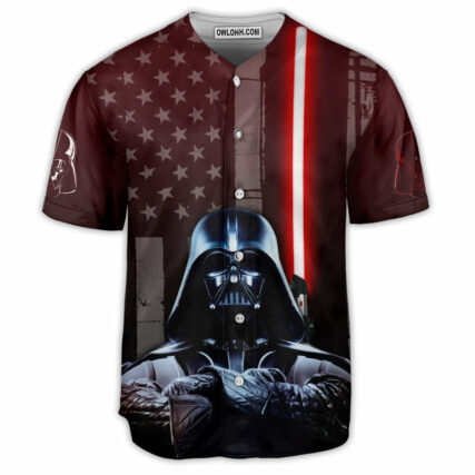SW Darth Vader American Flag - Baseball Jersey
