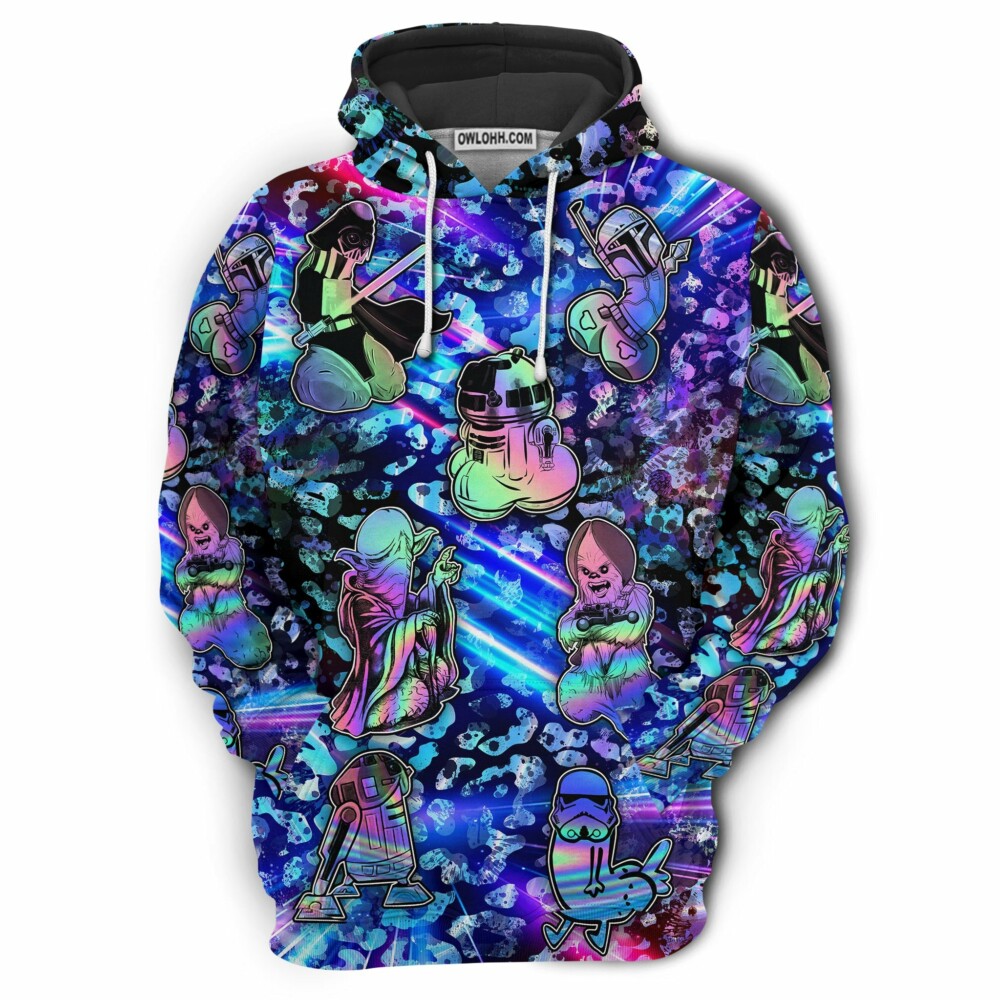 Star Wars Funny Wishing You Much Hap-Pen!s - Hoodie