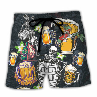 Beer Don't Be Jealous Just Because You Can't Drink Beer Like Me - Beach Short