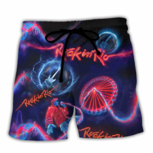 Rock In Rio Music Lover Amazing Style - Beach Short - Owl Ohh - Owl Ohh