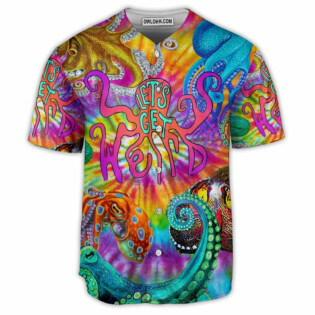 Octopus Hippie Let's Get Werd - Baseball Jersey - Owl Ohh - Owl Ohh