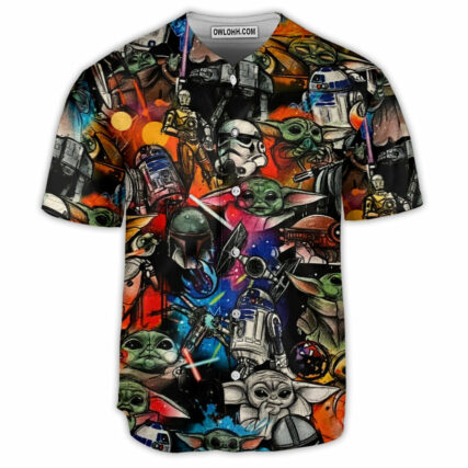 Starwars Highly Illogical Pattern - Baseball Jersey