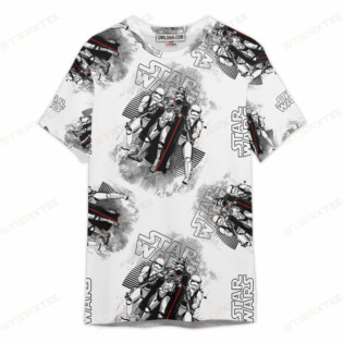 Star Wars Black White Red Gift For Fans T-Shirt