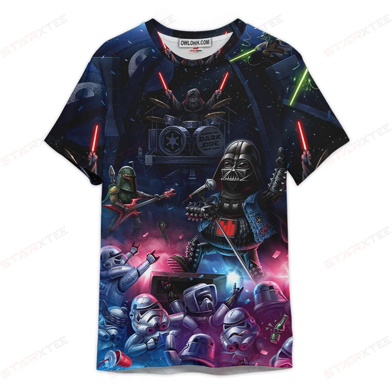 Star Wars Dark Side Rock Music Gift For Fans T-Shirt