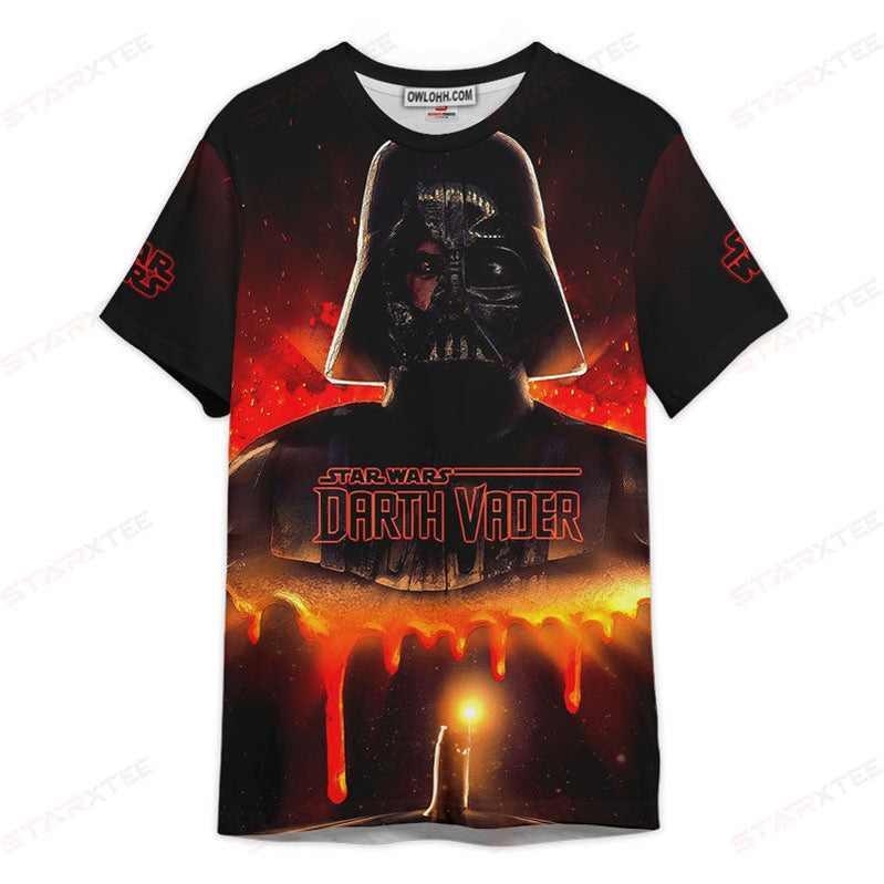 Star Wars Darth Vader Fire Gift For Fans T-Shirt