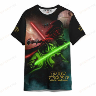 Star Wars Pug Wars Gift For Fans T-Shirt