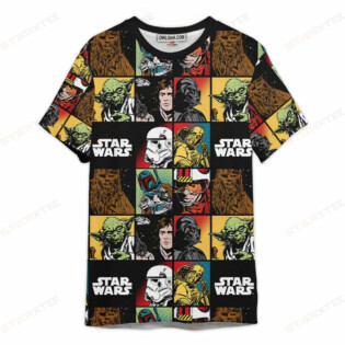 Star Wars Pattern Gift For Fans T-Shirt