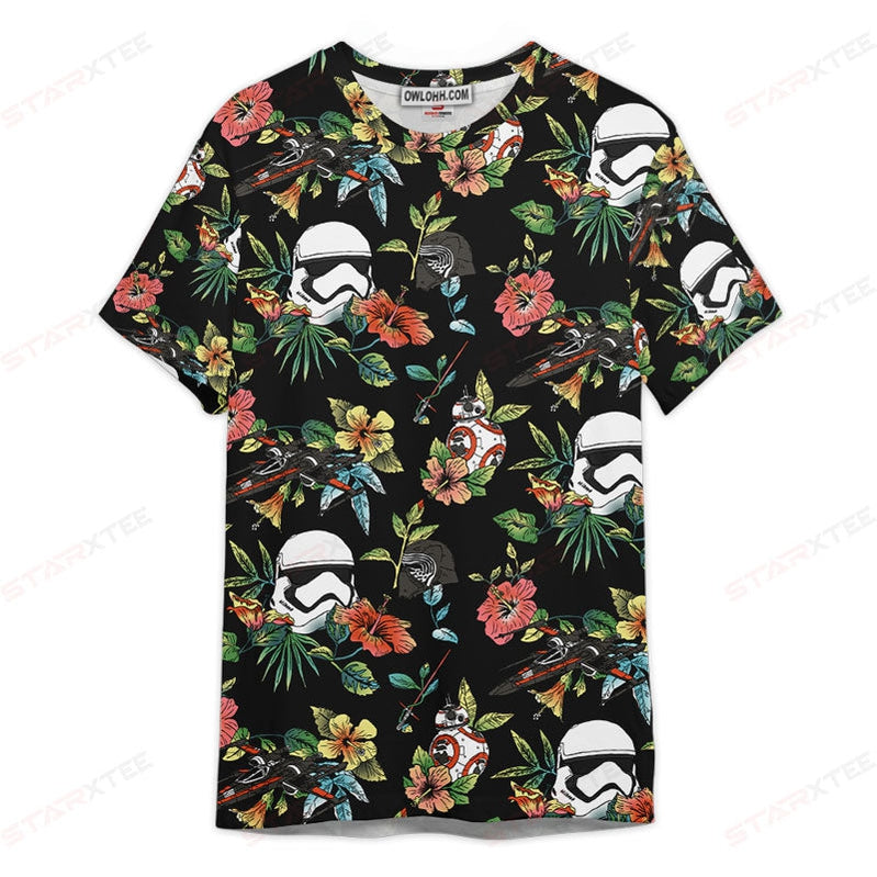 Star Wars Space Flower Gift For Fans T-Shirt