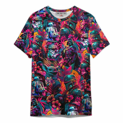 Star Wars Synthwave Summer Gift For Fans T-Shirt