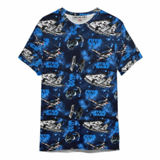 Star Wars Pattern Blue 2 Gift For Fans T-Shirt
