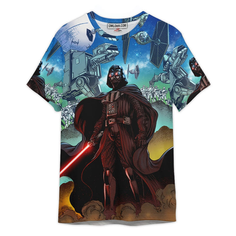 Star Wars Darth Vader Space Gift For Fans T-Shirt