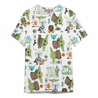 Star Wars Baby Yoda The Mandalorian Gift For Fans T-Shirt