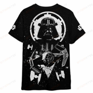 Star Wars Darth Vader Black and White Gift For Fans T-Shirt