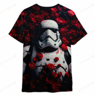 Star Wars Stormtrooper Flower Gift For Fans T-Shirt