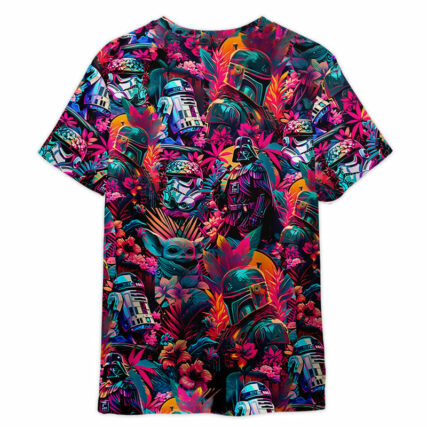 Star Wars Synthwave Summer Gift For Fans T-Shirt
