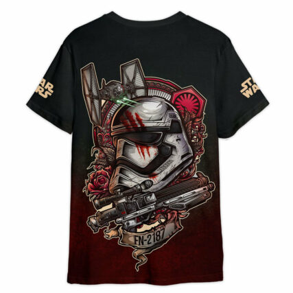 Star Wars FN-2187 Retro Flower Gift For Fans T-Shirt