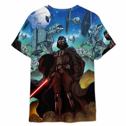 Star Wars Darth Vader Space Gift For Fans T-Shirt