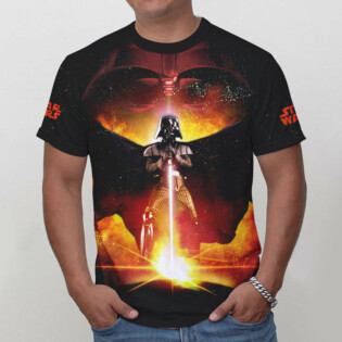 Star Wars Darth Vader Fire Gift For Fans T-Shirt