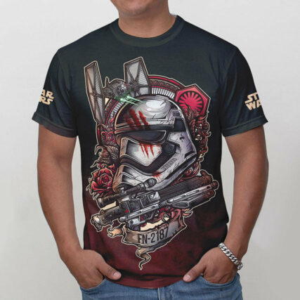 Star Wars FN-2187 Retro Flower Gift For Fans T-Shirt