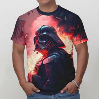 Star Wars Darth Vader Fire Gift For Fans T-Shirt