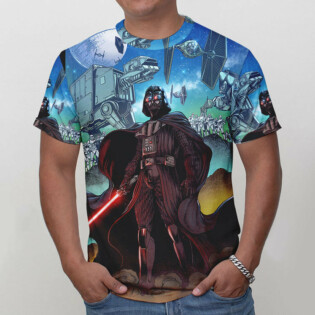 Star Wars Darth Vader Space Gift For Fans T-Shirt