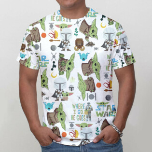 Star Wars Baby Yoda The Mandalorian Gift For Fans T-Shirt