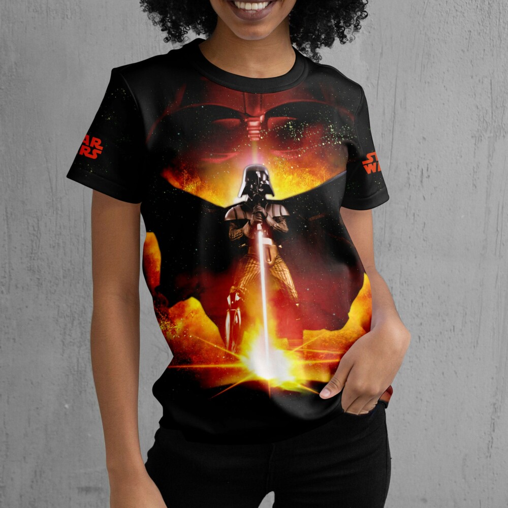 Star Wars Darth Vader Fire Gift For Fans T-Shirt