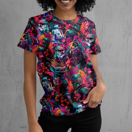 Star Wars Synthwave Summer Gift For Fans T-Shirt