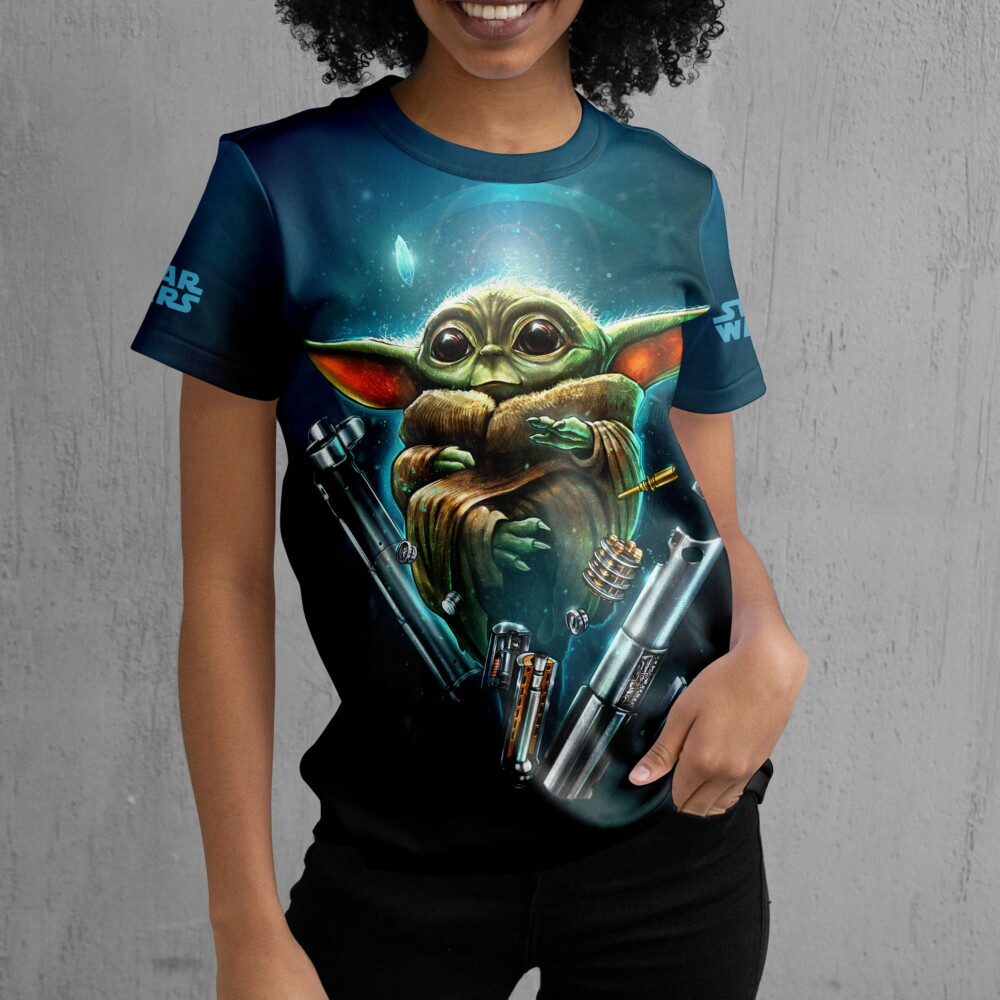 Star Wars Baby Yoda Mandalorian Gift For Fans T-Shirt