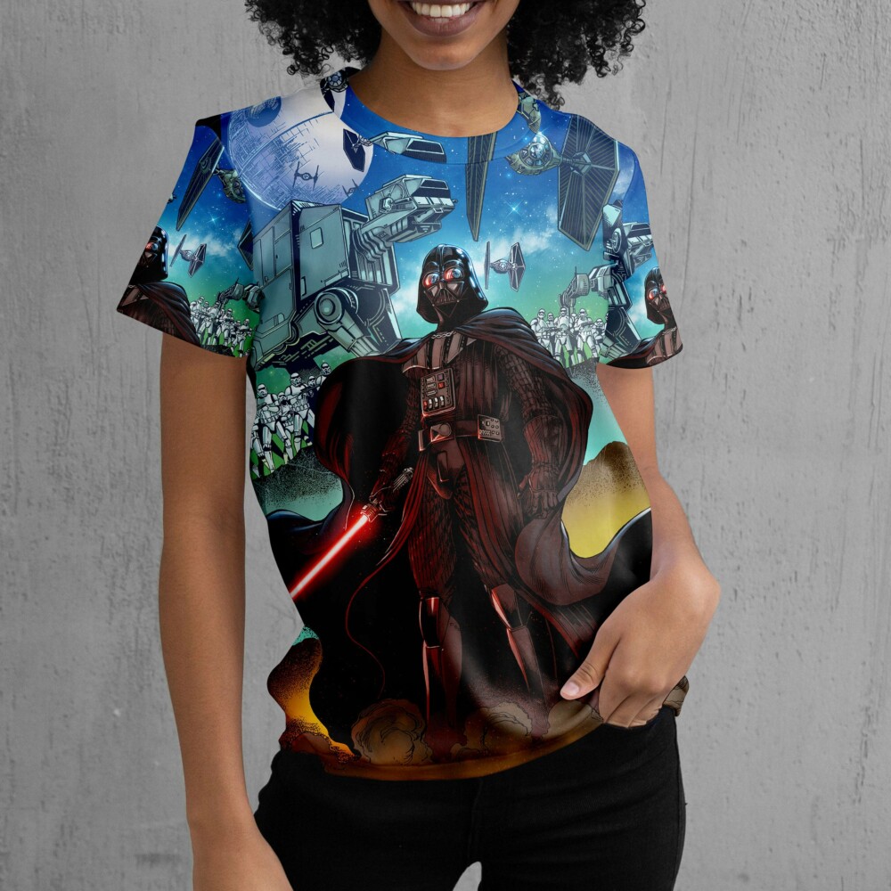 Star Wars Darth Vader Space Gift For Fans T-Shirt