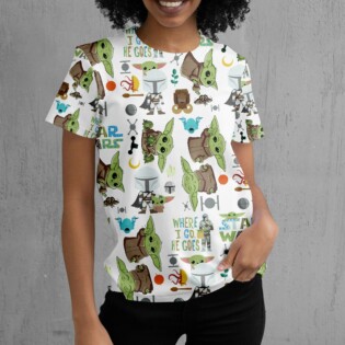 Star Wars Baby Yoda The Mandalorian Gift For Fans T-Shirt