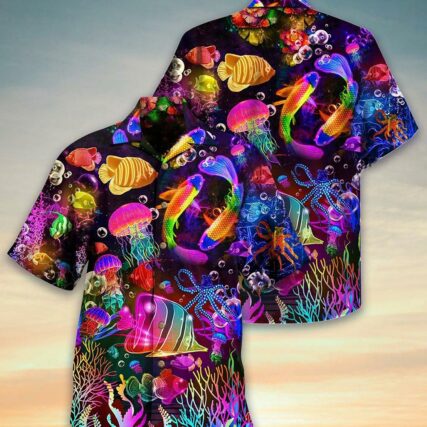 Fish Rainbow Lovely Style - Hawaiian Shirt - Owl Ohh - Owl Ohh