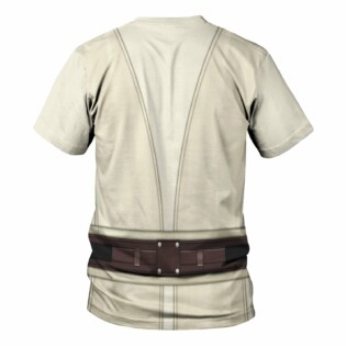 Star Wars Qui-Gon Jinn's Jedi Robes Costume - Unisex 3D T-shirt