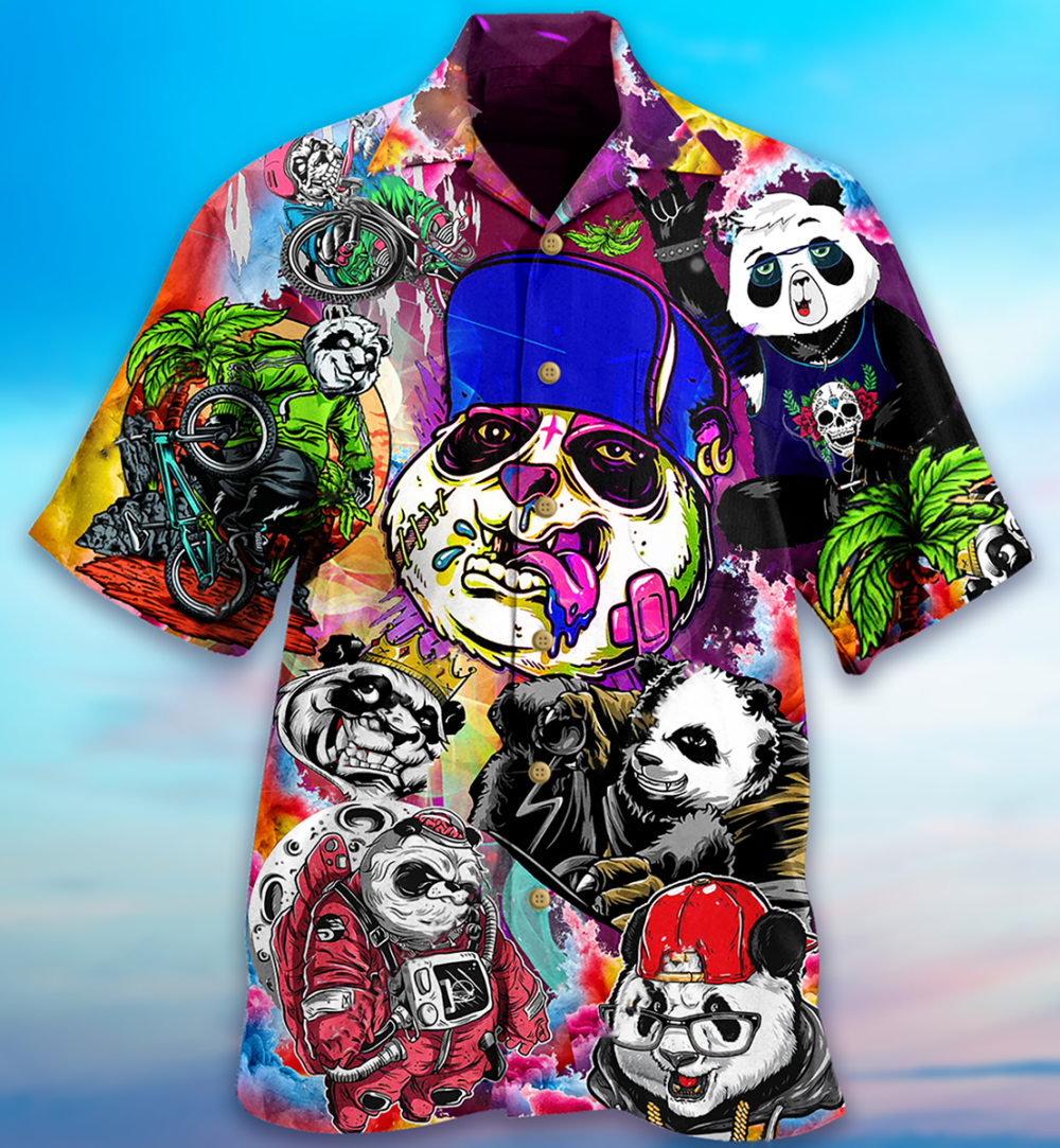 Panda Love Animals - Hawaiian Shirt - Owl Ohh - Owl Ohh