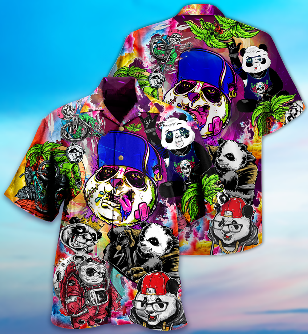 Panda Love Animals - Hawaiian Shirt - Owl Ohh - Owl Ohh