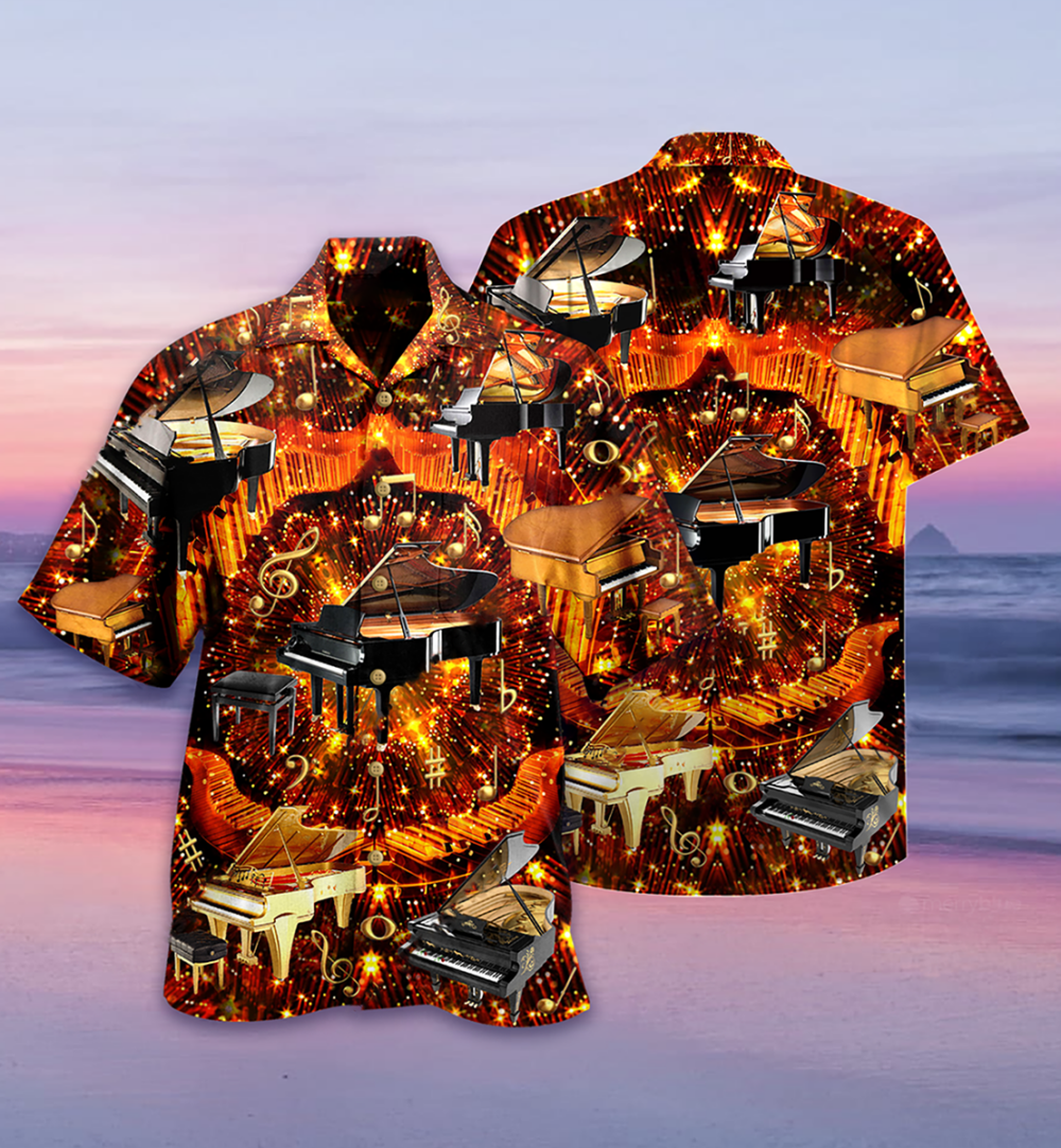 Piano Music Piano Is My Soul - Hawaiian Shirt - Owl Ohh - Owl Ohh