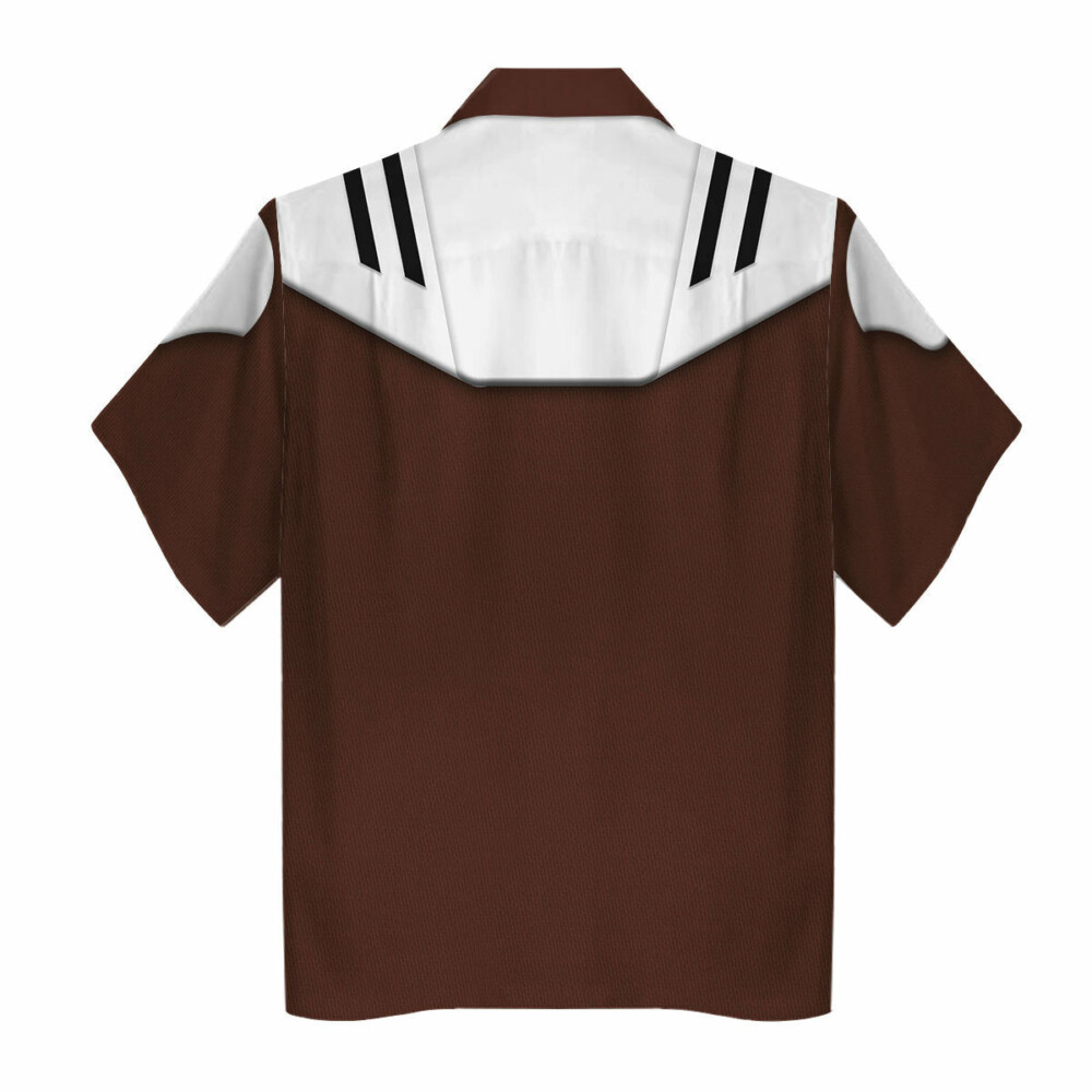 Star Wars Mace Windu's Jedi Robes Costume - Hawaiian Shirt