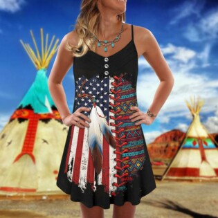 Native America Summer Vibes Pattern - Summer Dress - Owl Ohh - Owl Ohh