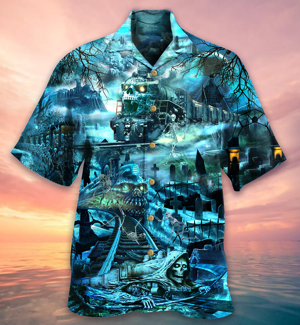 Train Ghost Honor - Hawaiian Shirt - Owl Ohh - Owl Ohh
