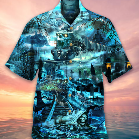 Train Ghost Honor - Hawaiian Shirt - Owl Ohh - Owl Ohh
