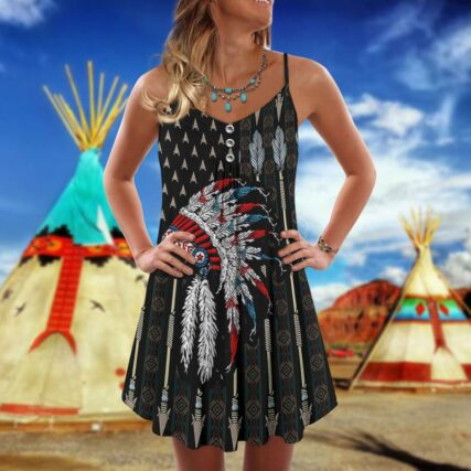 Native America Summer Vibes Cool Style - Summer Dress - Owl Ohh - Owl Ohh