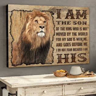 Lion I Am The Son - Horizontal Poster - Owl Ohh - Owl Ohh