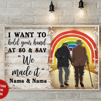 LGBT We Made It Lover Personalized - Horizontal Poster - Owl Ohh - Owl Ohh