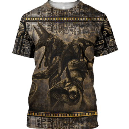 Anubis Ancient Egypt 3D All Over Printed Hoodie Clothes Owlsmatrix HOOD01NGA200721