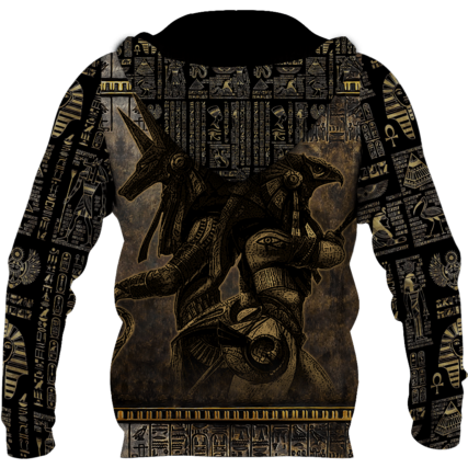 Anubis Ancient Egypt 3D All Over Printed Hoodie Clothes Owlsmatrix HOOD01NGA200721