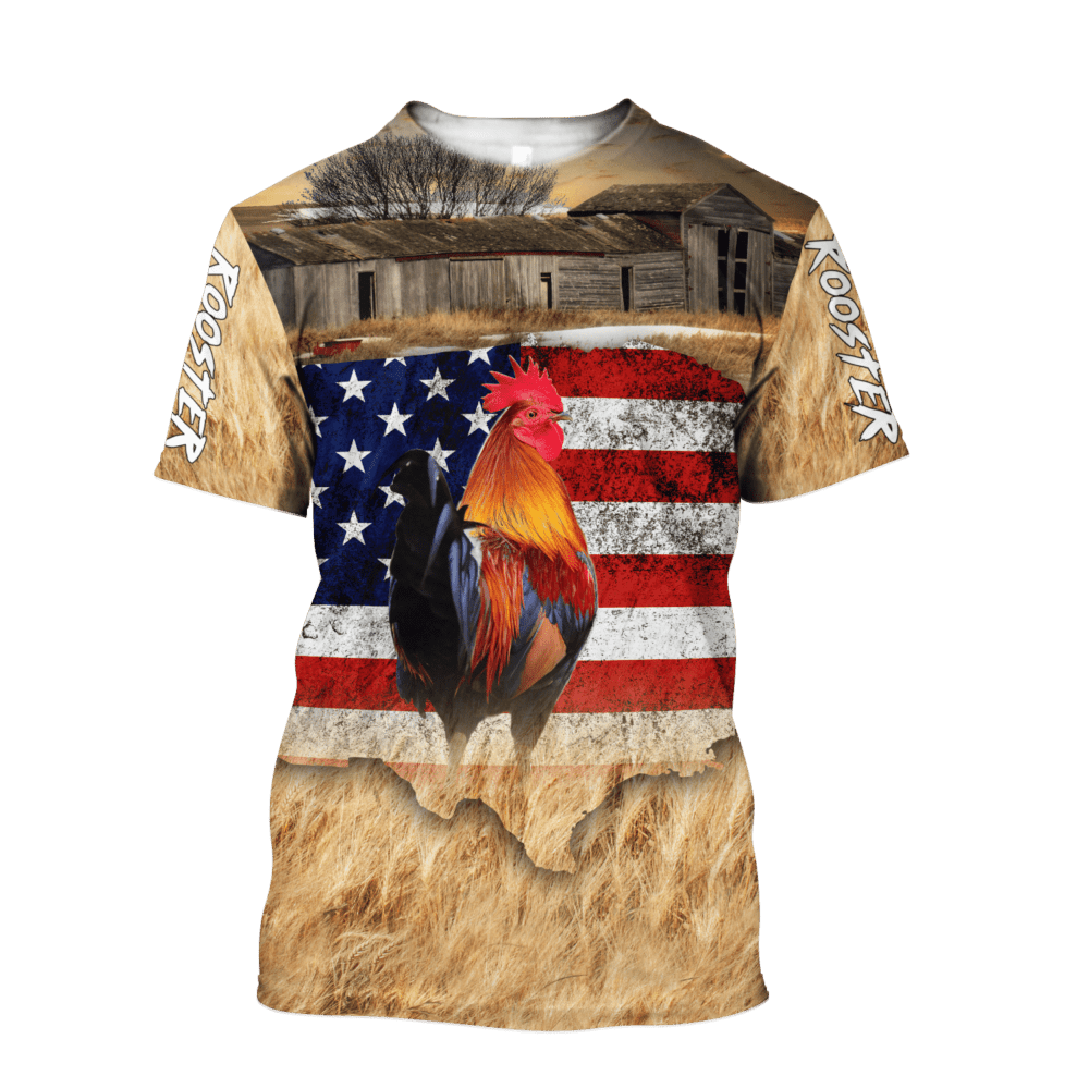 Hoodie Premium Rooster 3D All Over Printed Unisex Shirts -