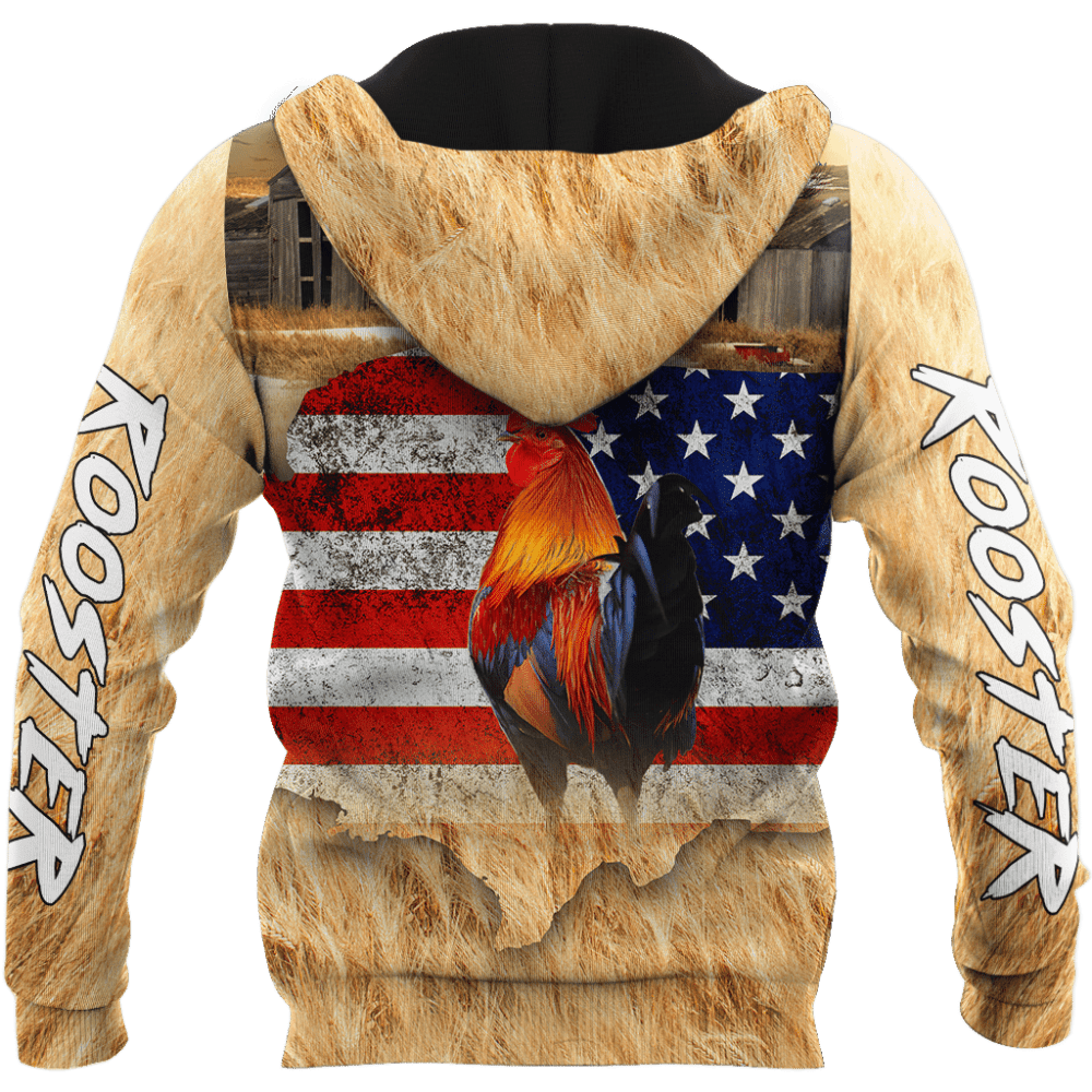 Hoodie Premium Rooster 3D All Over Printed Unisex Shirts -