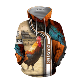 Hoodie Premium Rooster 3D All Over Printed Unisex Shirts - TSHT01NGC141221