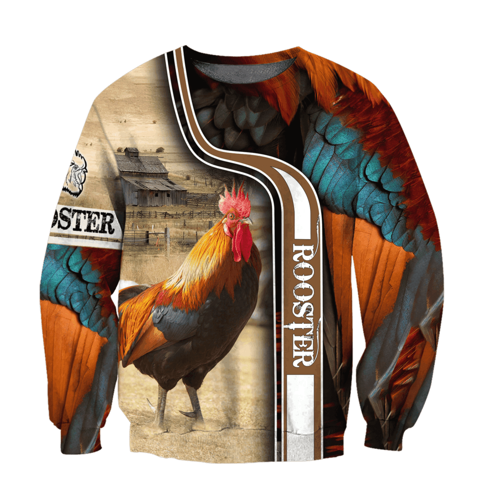 Hoodie Premium Rooster 3D All Over Printed Unisex Shirts - TSHT01NGC141221