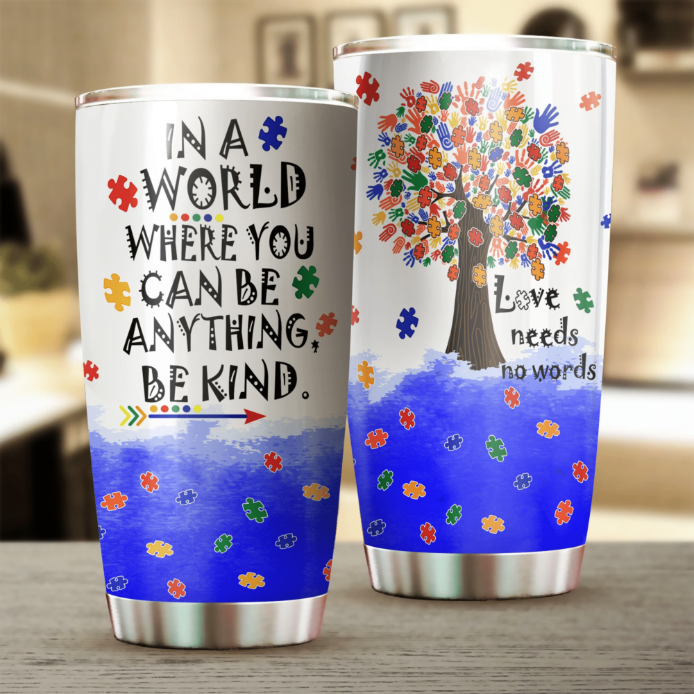 Autism Love Needs No Words - Tumbler - Owl Ohh - Owl Ohh
